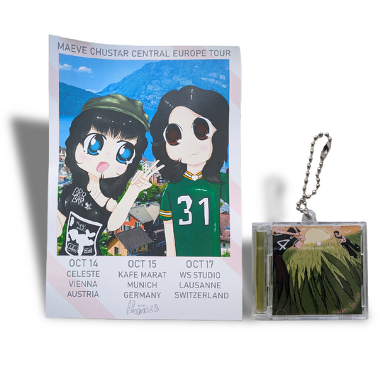 Maeve Chustar Small Songs Keychain + Tour Poster